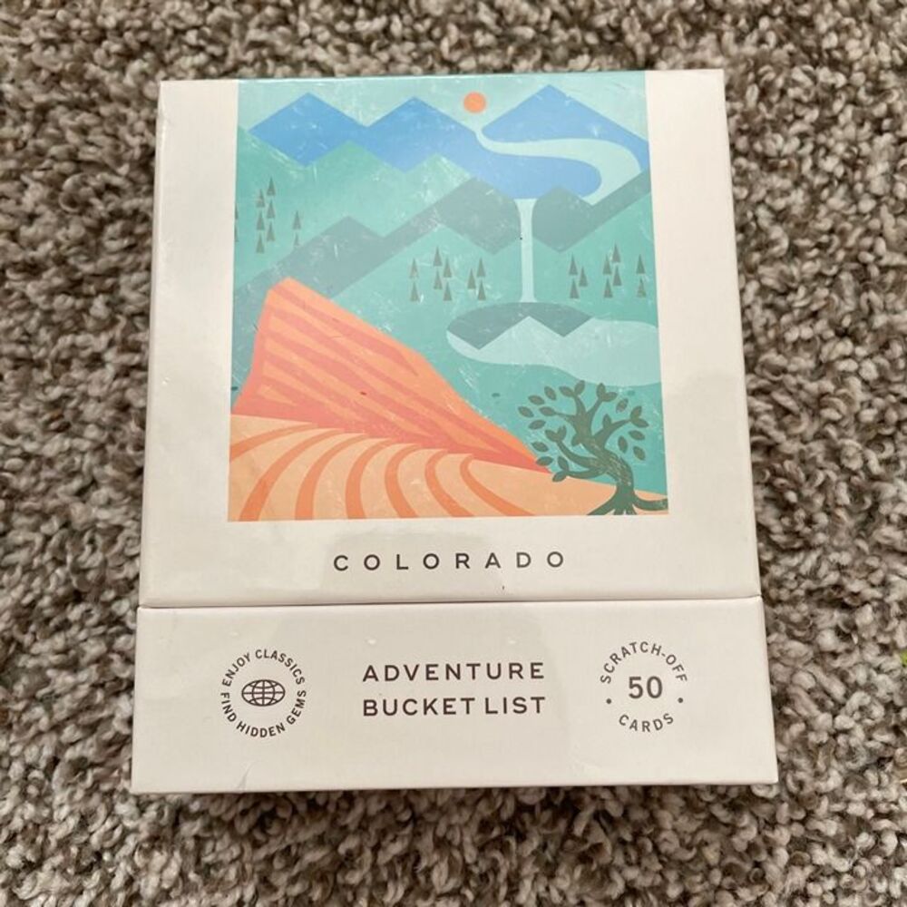 Rio Colorado Adventure Bucket List Set Of 50 Scratch Off Cards (NEW)